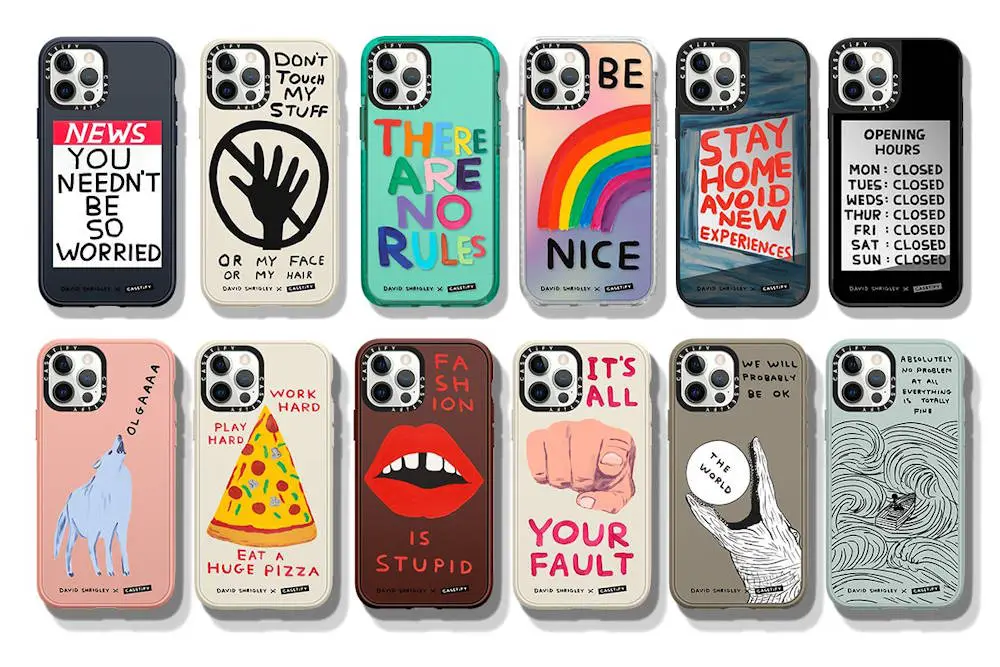 12 phone cases with different design