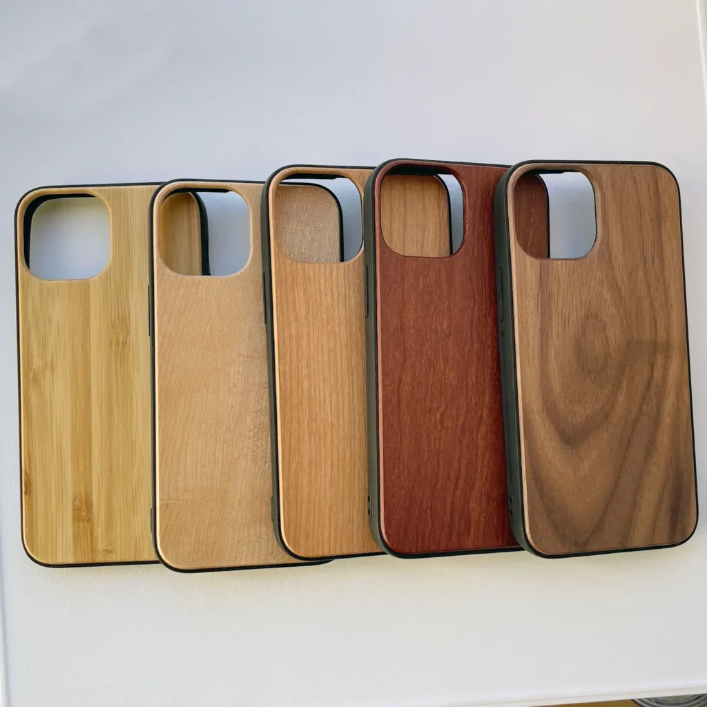 5 wooden cases
