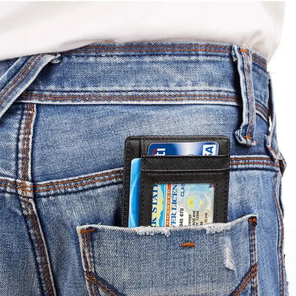 BSWolf wallet in bacbkpocket of pants