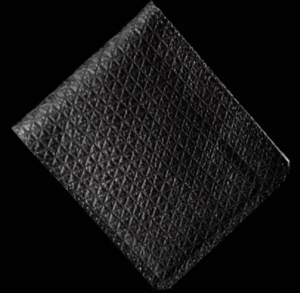 side view of the Airo Collective Stealth DIamond wallet