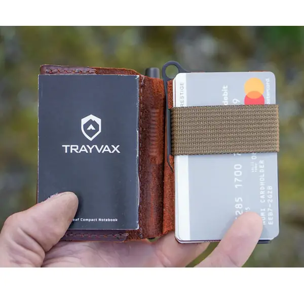 Trayvax Summit Notebook held in hand and open