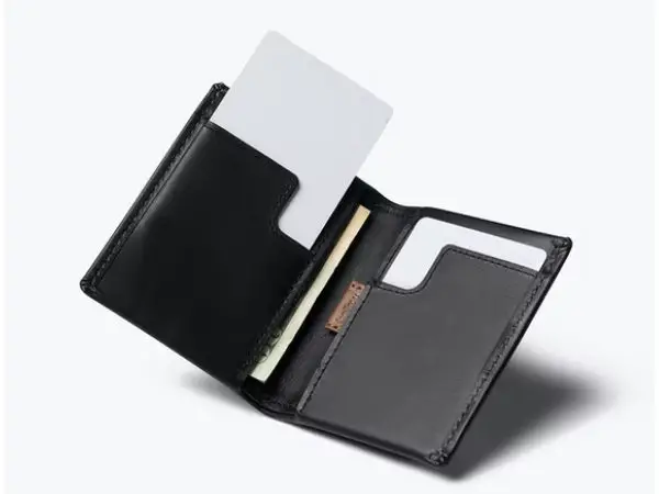 Bellroy Slim Sleeve wallet card placement