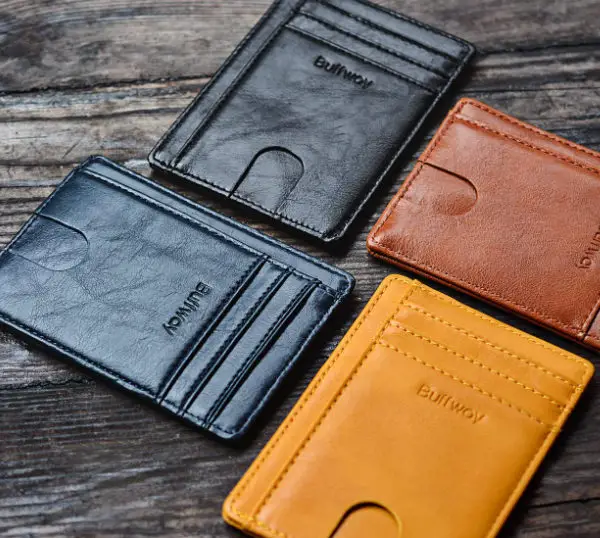 buffway slim wallet in different colors